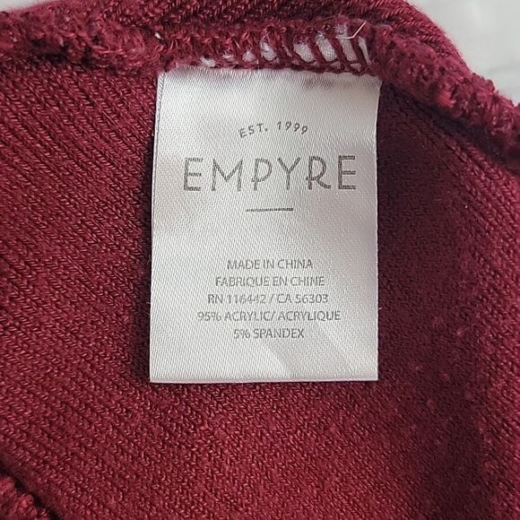Empyre soft knit beanie One Size - burgundy - Picture 4 of 6